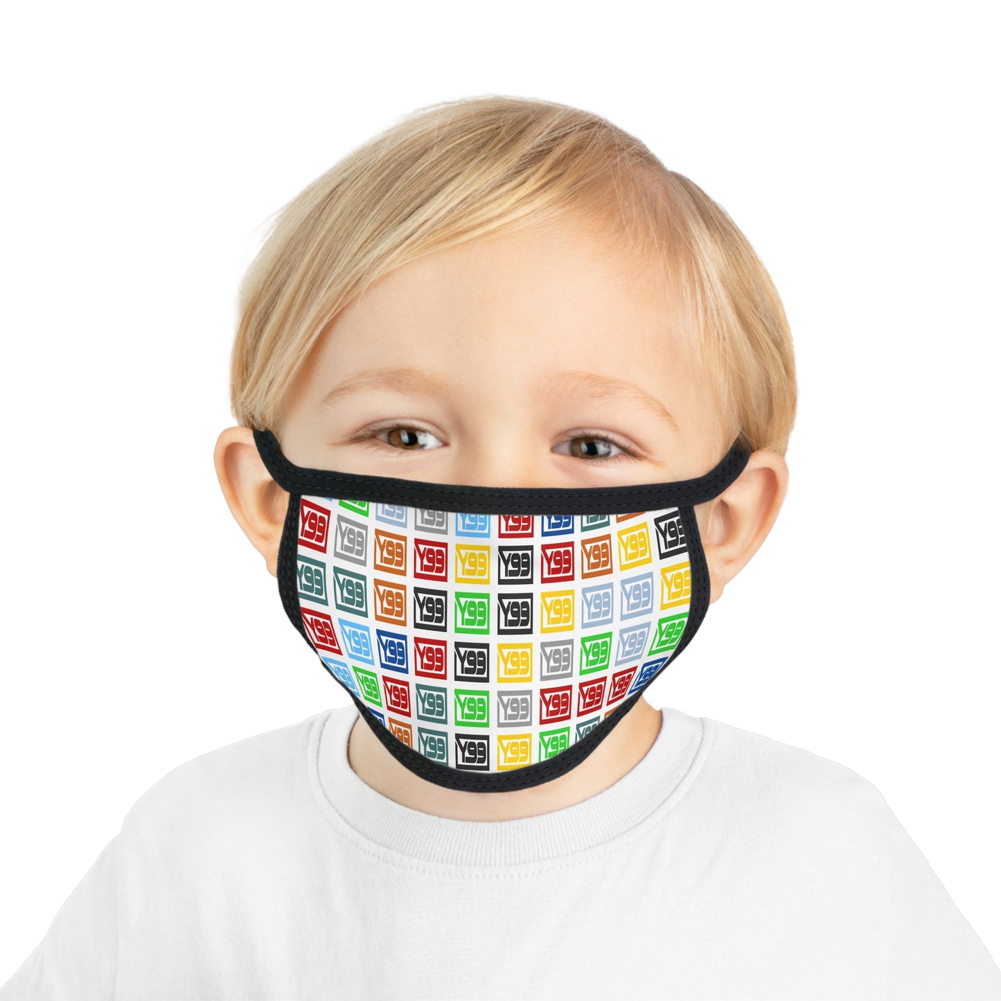 Colorful Kid's Face Mask with Fun Patterns - Perfect for Kids' Fashion and Safety