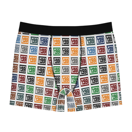 Colorful Logo Men's Boxer Briefs - Fun & Stylish Underwear for Every Day