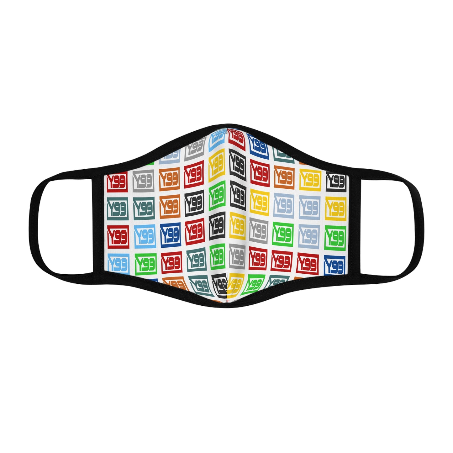 Colorful Fitted Polyester Face Mask - Stylish & Breathable for Everyday Use