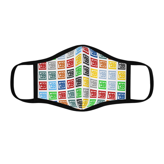 Colorful Fitted Polyester Face Mask - Stylish & Breathable for Everyday Use